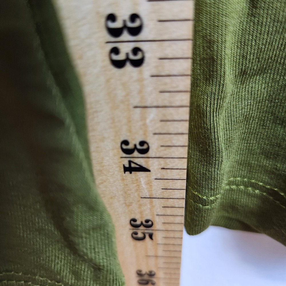 Daily Ritual Dress Womens Medium Green Sleeveless Racerback Casual Tank Viscose - Picture 6 of 7